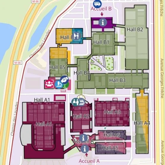 Plan du salon Sitevi 2025
