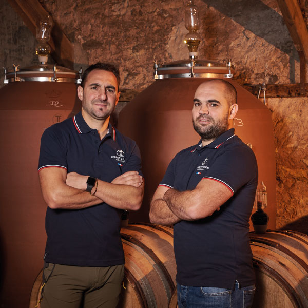 Experience Amphore Grés naturel sur chardonnay - Terre 2 Freres - Quarante